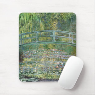 Mousepad Ponte Japonesa de Claude Monet Arte de Nenúfar