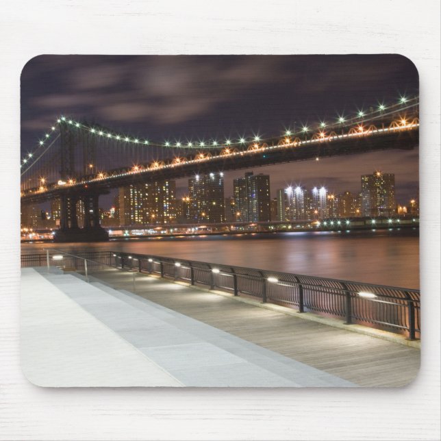Mousepad Ponte Manhattan e Skyline NYC (Frente)