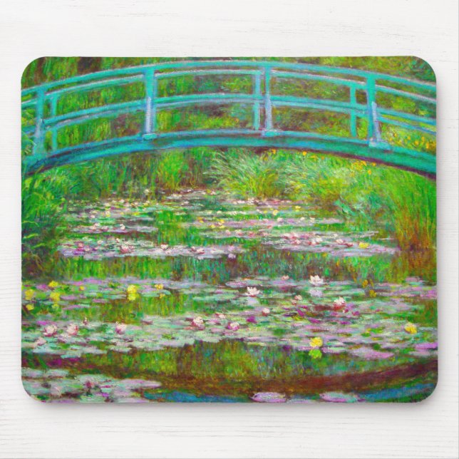 Mousepad Ponte Monet Japonesa e Lírios de Água (Frente)