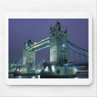 Mousepad Ponte na noite, Londres da torre, Inglaterra