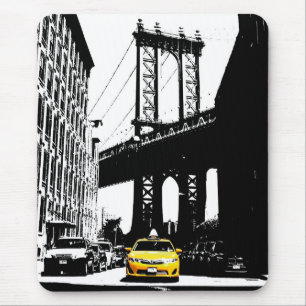 Mousepad Ponte Nyc Nova Iorque Yellow Taxi Brooklyn