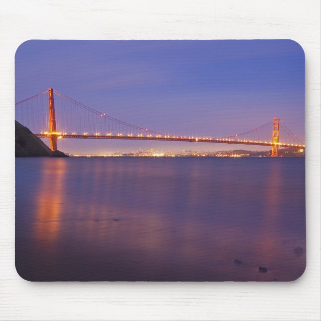 Mousepad Ponte Ouro da Porta ao anoitecer de Kirby Cove (Frente)