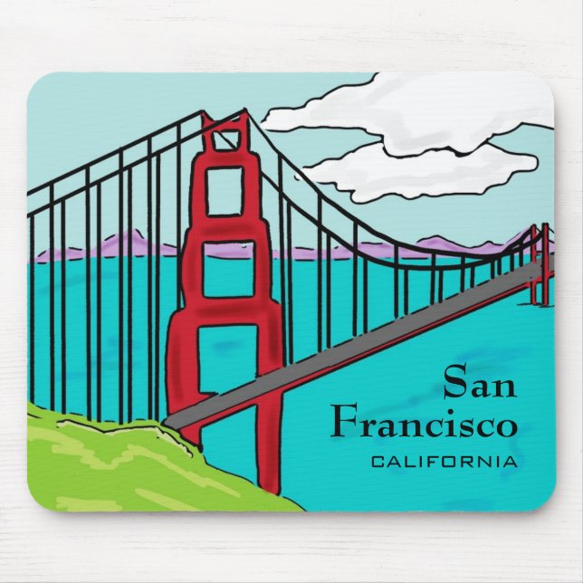 Mousepad Ponte ouro San Francisco Cali (Frente)