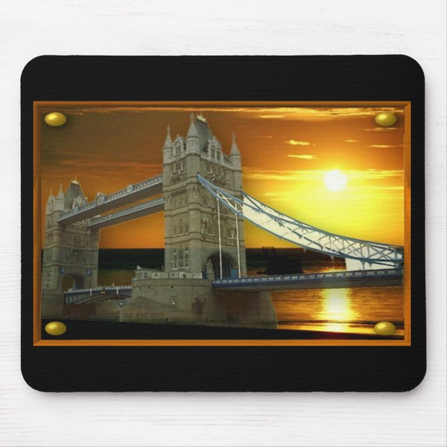 Mousepad Ponte Torre de Londres em Fantasy Sunshine Mousepa (Frente)
