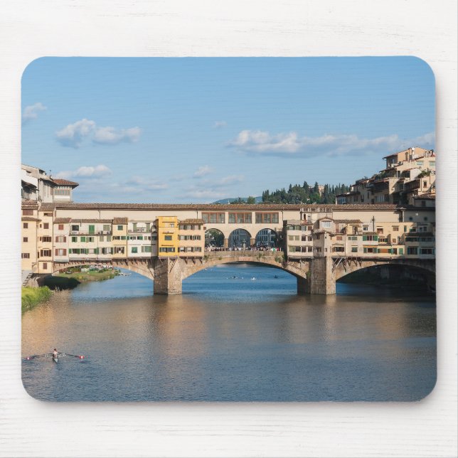 Mousepad Ponte Vecchio ponte antigo - Florença, Itália (Frente)