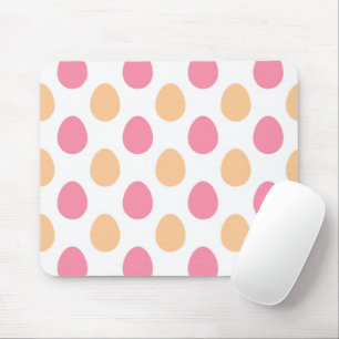 Mousepad Ponteira de Mouse Páscoa de Primavera Rosa e Pêsse