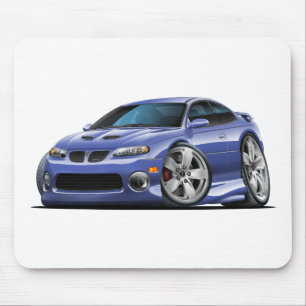 Mousepad Pontiac 2004-06 carro azul/cinzento de GTO