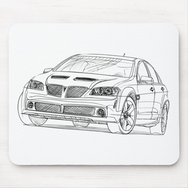 Mousepad Pontiac G8 GT 2008 (Frente)