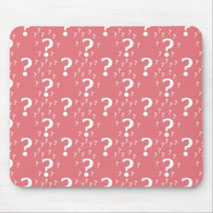 Mousepad Ponto de interrogação misterioso quebra-cabeça