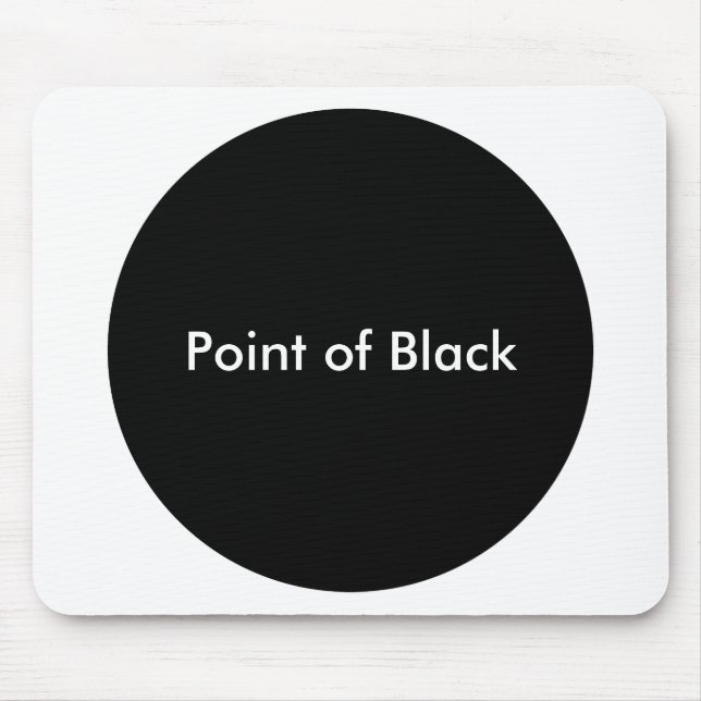 Mousepad Ponto de preto (Frente)