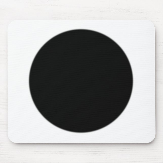 Mousepad Ponto preto clássico (Frente)
