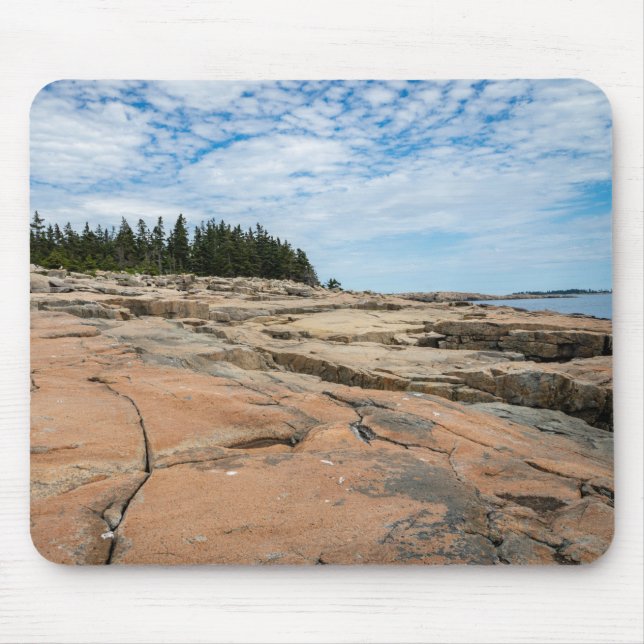 Mousepad Ponto Schoódico no Parque Nacional de Acadia (Frente)