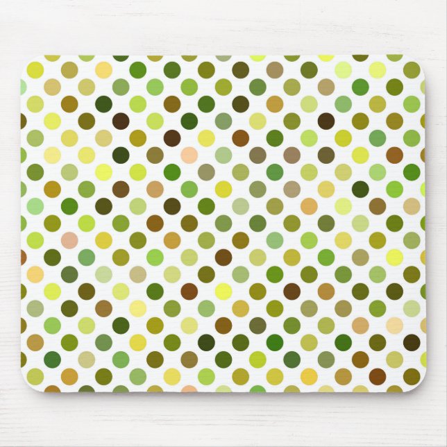 Mousepad Pontos Amarelos e Verde (Frente)