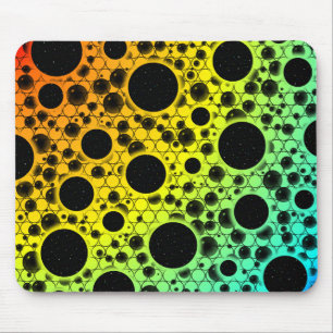 Mousepad Pontos de bolhas espaciais - Calor ROYCB