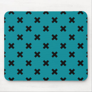 Mousepad Pontos de cruz pretos sobre o chá