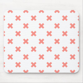 Mousepad Pontos de cruz sobre branco