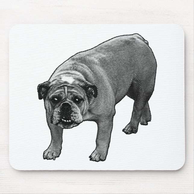 Mousepad Pontos de neve da mesa (Frente)