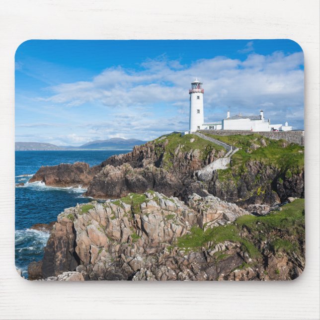 Mousepad Pontos de vista do farol de Fanad Head Irlanda (Frente)