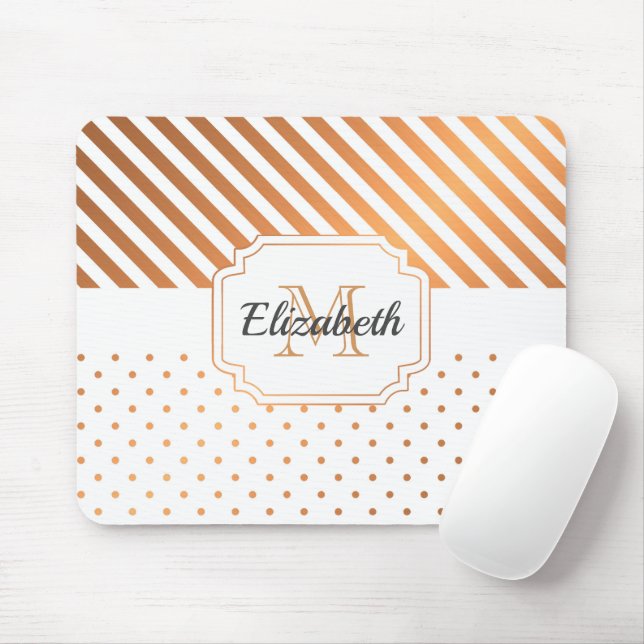 Mousepad Pontos e faixas (Com mouse)