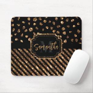 Mousepad Pontos e faixas da ouro