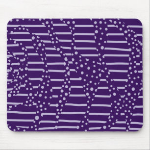Mousepad Pontos e tiras 2 - Roxo