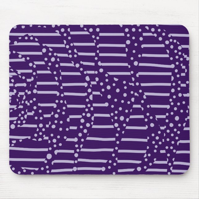 Mousepad Pontos e tiras 2 - Roxo (Frente)