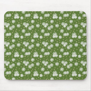 Mousepad Pontos e Visitas - Branco, Areia e Palma Verde