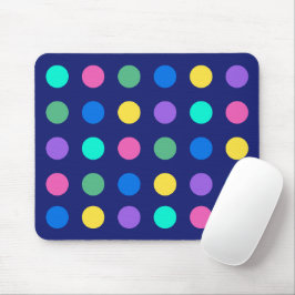 Mousepad Pontos Geométricos Coloridos