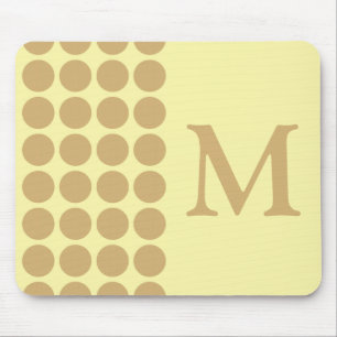 Mousepad Pontos Neutrais de Putty Cream com monograma