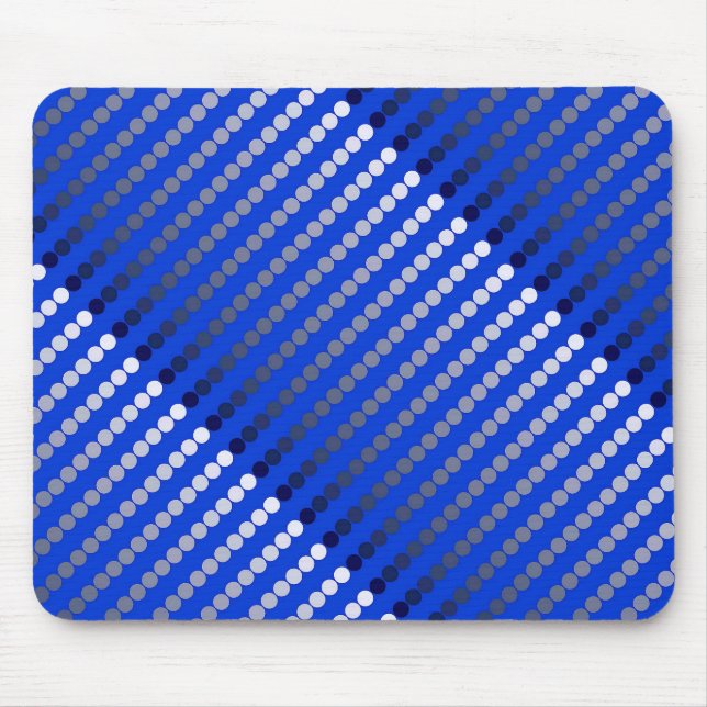 Mousepad Pontos satíricos - azul de cobalto e turfa (Frente)