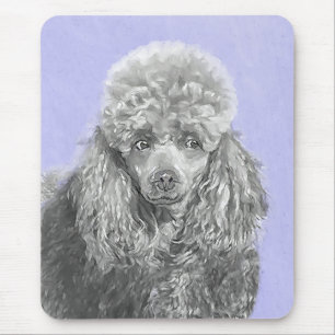 Mousepad Poodle (Brinquedo, Miniatura) Pintura Original De 