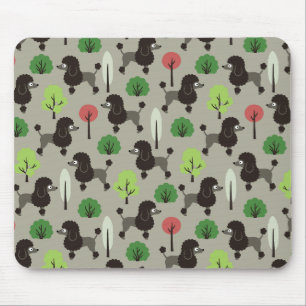 Mousepad Poodle no parque