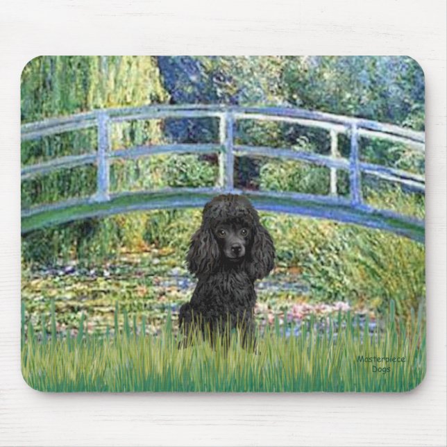 Mousepad Poodle (preto 1) - Ponte (Frente)