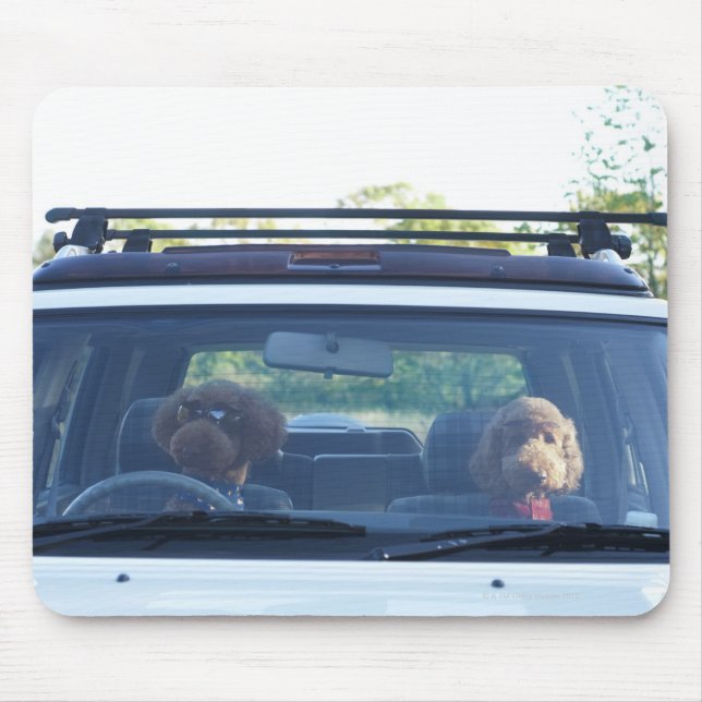 Mousepad poodle standard 4 (Frente)