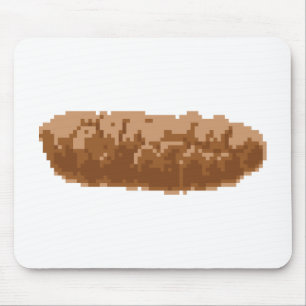 Mousepad Poop de pixel de 8 bits