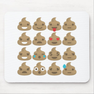 Mousepad poop emojis
