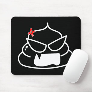 Mousepad Poop zangado - Brootsch, o PooPoo