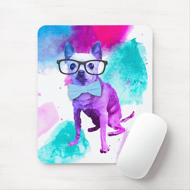 Mousepad Pop Art Chihuahua (Com mouse)