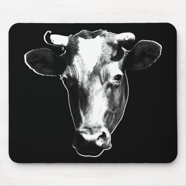 Mousepad Pop Art Cow (Frente)