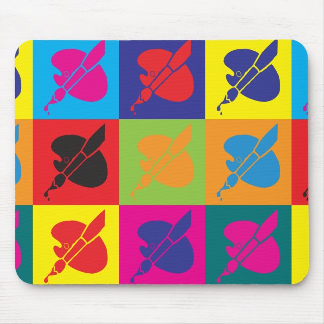 Mousepad Pop art da arte (Frente)