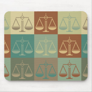 Mousepad Pop art da justiça penal