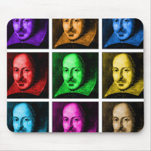 Mousepad Pop art de Shakespeare