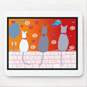 Mousepad Pop art do gato