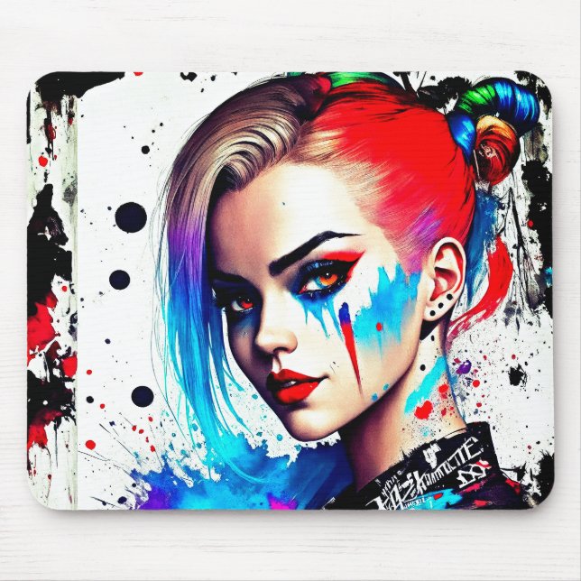 Mousepad Pop Art Girl (Frente)