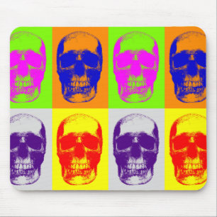 Mousepad Pop Art Skull