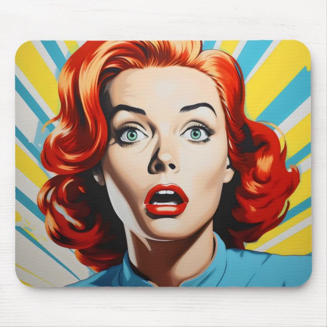 Mousepad Pop de Arte Chocada (Frente)