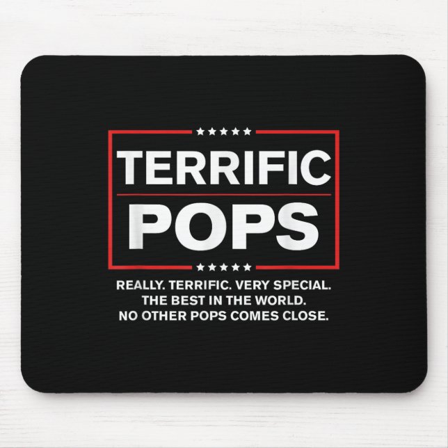 Mousepad Pop incríveis - Engraçado Donald Trump 2020 apoiad (Frente)