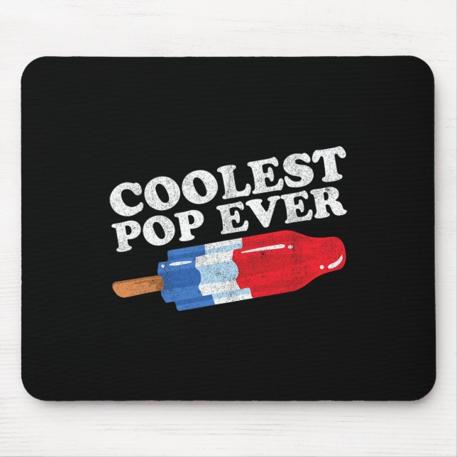 Mousepad Pop mais legal que nunca foi picolé Engraçado Pais (Frente)