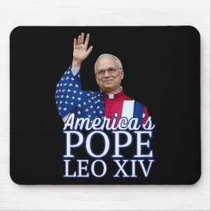 Mousepad Pope Americano Leo Xiv Primeiro Papa Americano De