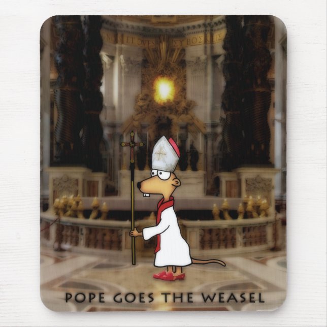 Mousepad Pope Goes the Weasel (Frente)